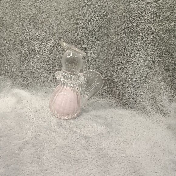 Prestige Elwood Glass 1997 Pink Praying Angel Halo - Picture 2 of 13